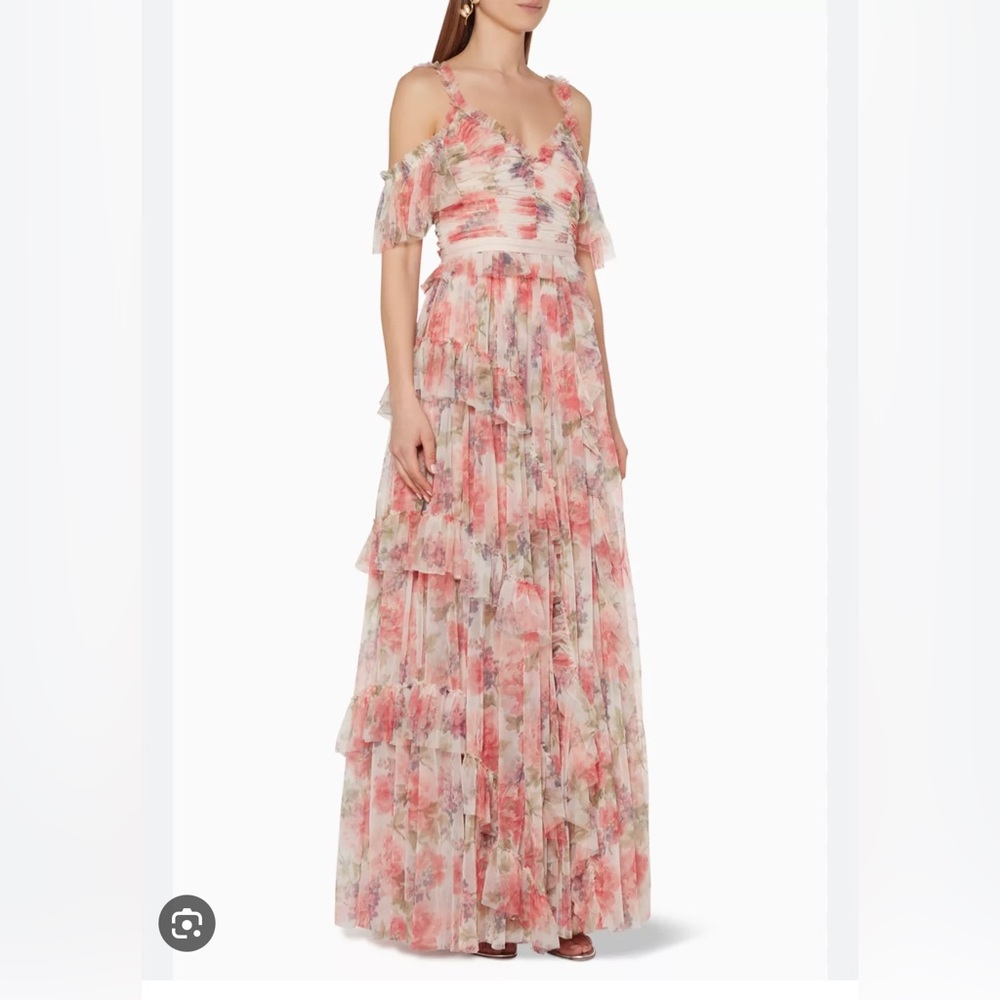 NEEDLE & THREAD Titania Rose Tulle Gown